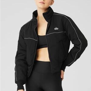 ALO Yoga Black Bomber Jacket